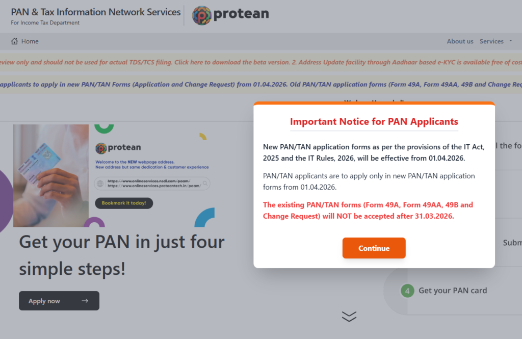 Pan Card New Rules 2026