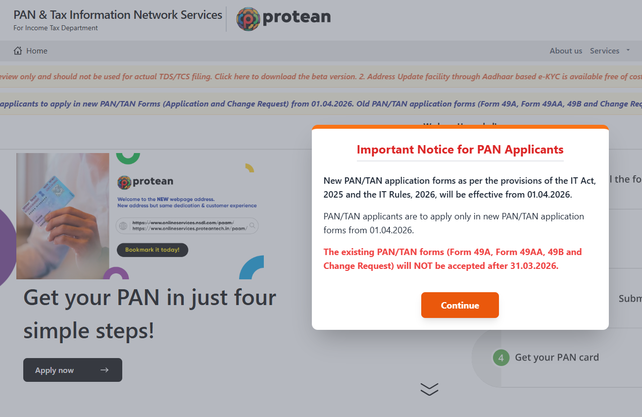 Pan Card New Rules 2026