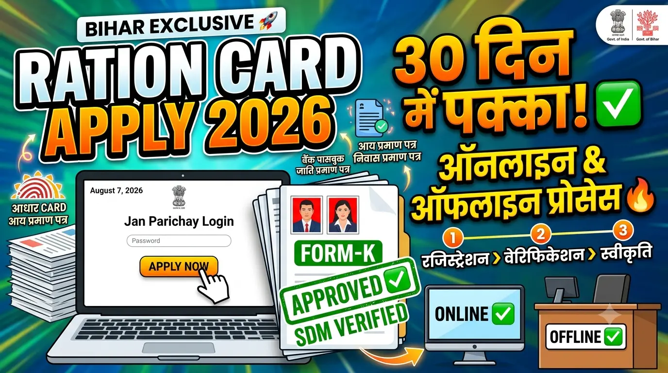 Ration Card Apply 2026